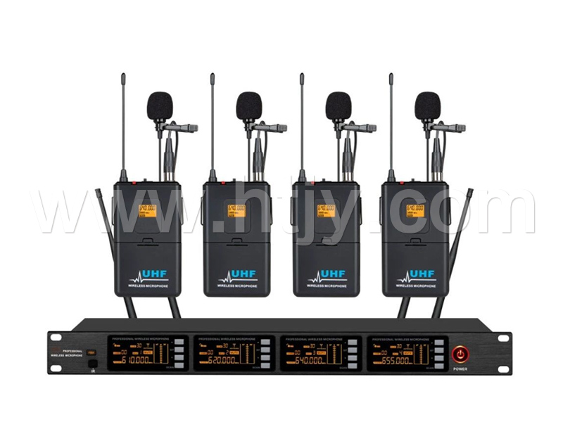 无线一拖四领夹话筒 HT-U9004-LJ